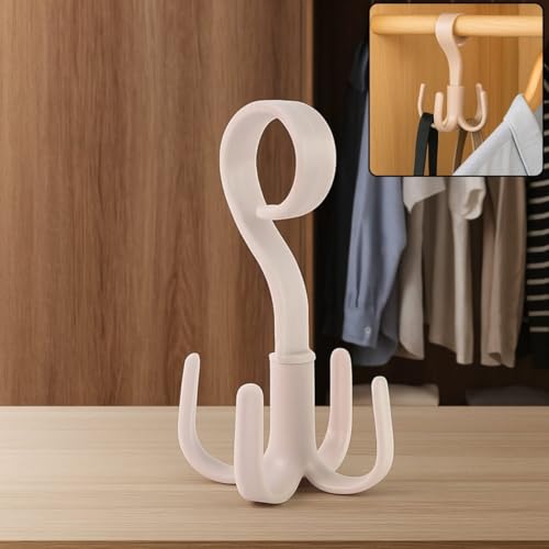 360° Rotating Multi-Purpose Claw Hooks (Set of 6)
