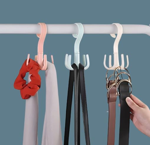360° Rotating Multi-Purpose Claw Hooks (Set of 6)