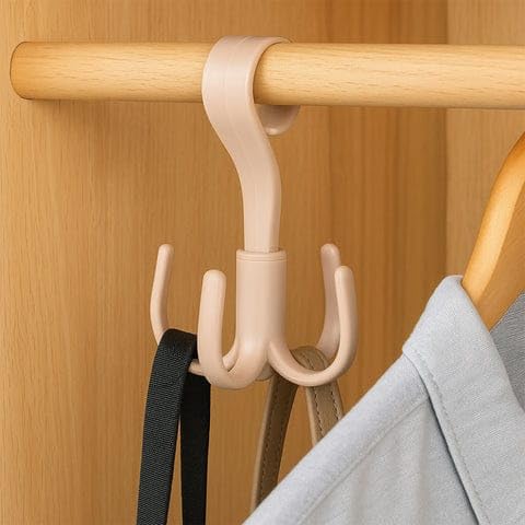 360° Rotating Multi-Purpose Claw Hooks (Set of 6)