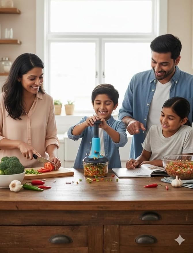 FlexFlow Manual Push Chopper & Blender