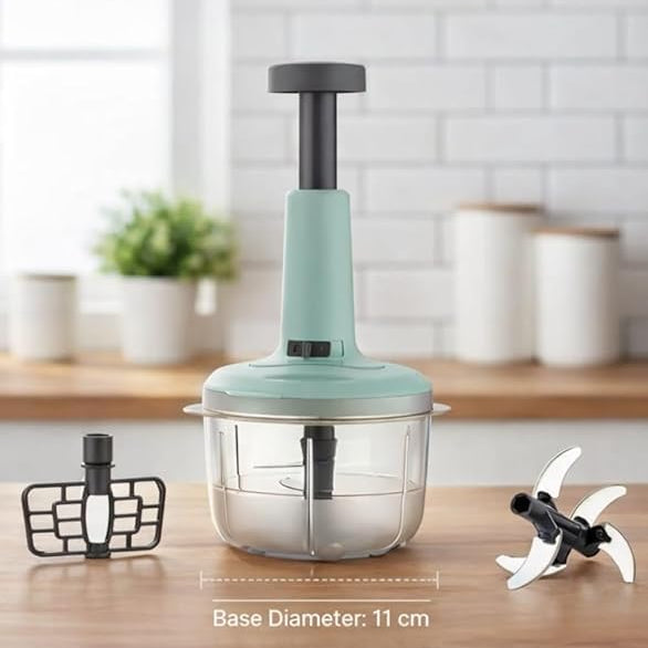 FlexFlow Manual Push Chopper & Blender