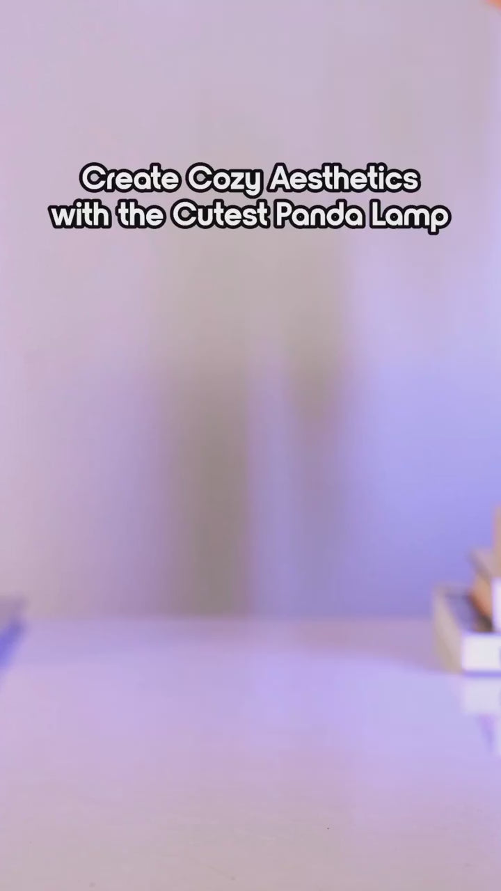 Cute Panda Touch Lamp – 7 Color LED Night Light